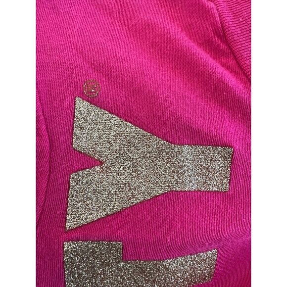 Hello Kitty Gold Glitter Rhinestone Bow Long Sleeve Graphic Tee Shirt size JR XS - Picture 6 of 6